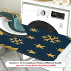 1-Piece Christmas Tree Snowflake Star  Ironing Board Cover, Universal Size, Without Board