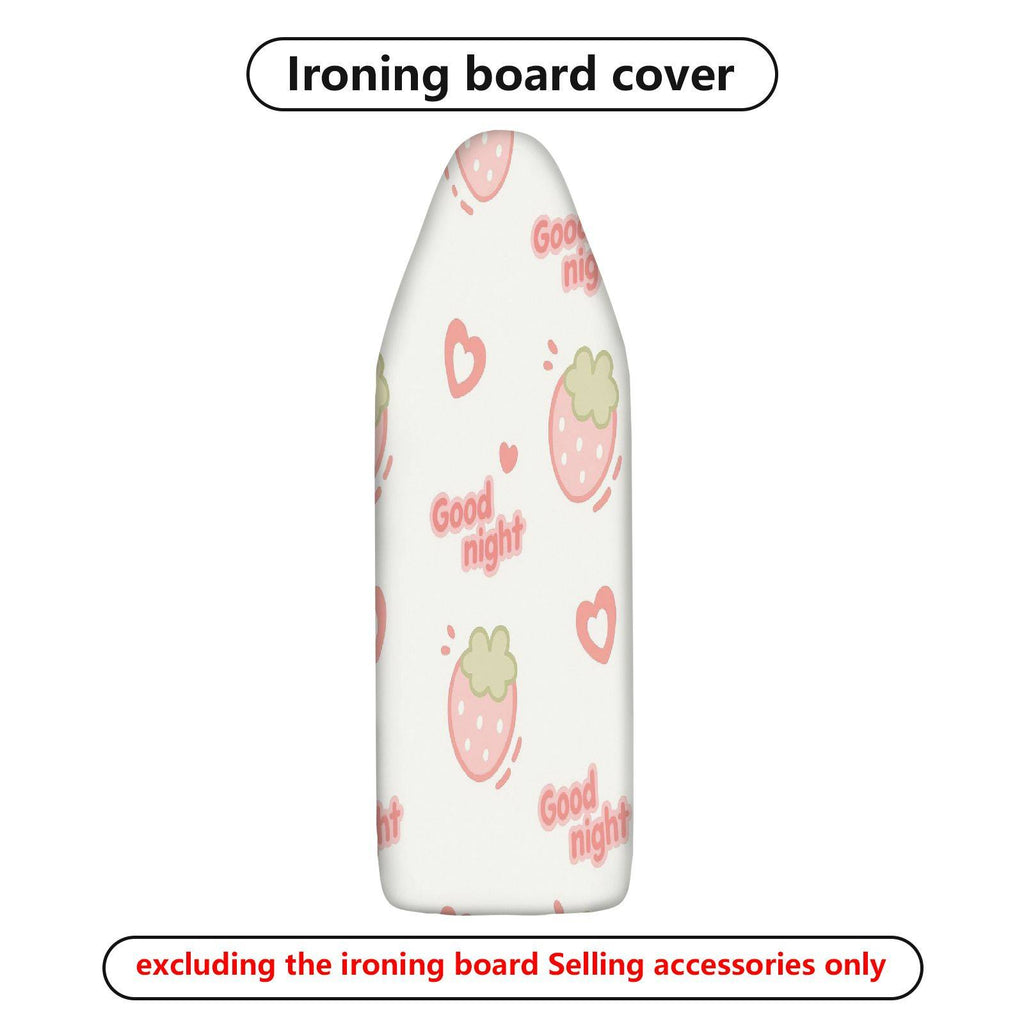 1-Piece Strawberry Heart Print Good Night  Ironing Board Cover, Universal Size, Without Board