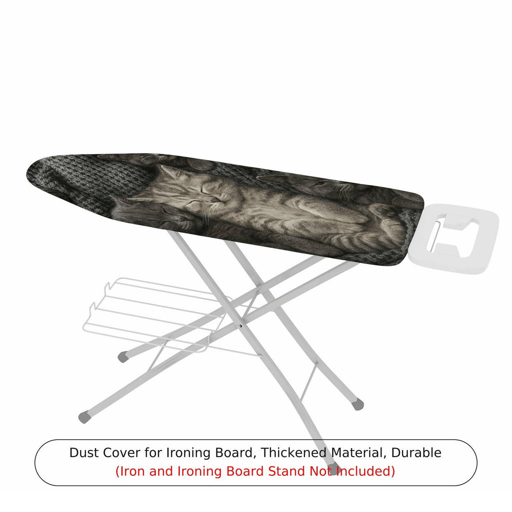 1-Piece Cat Animal Sleeping  Ironing Board Cover, Universal Size, Without Board
