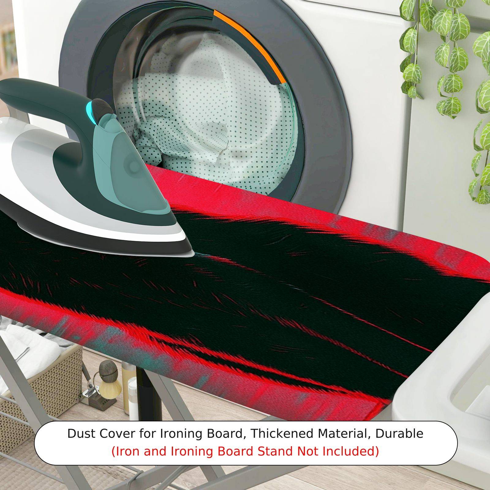 1-Piece Cat Art Colorful Creative  Ironing Board Cover, Universal Size, Without Board