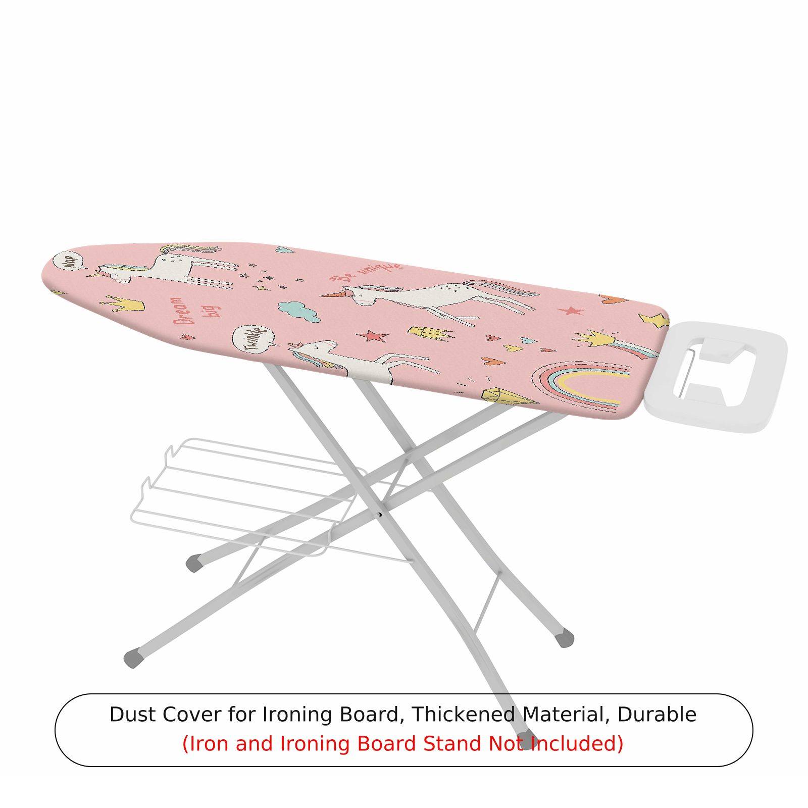 1-Piece Unicorn Rainbow Star  Ironing Board Cover, Universal Size, Without Board
