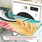 1-Piece Tropical Leaves Colorful Gradient  Ironing Board Cover, Universal Size, Without Board