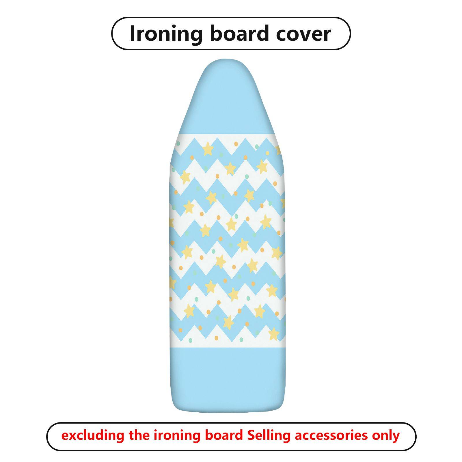 1-Piece Star Zigzag Colorful  Ironing Board Cover, Universal Size, Without Board
