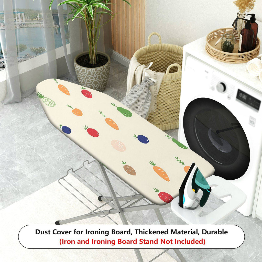 1-Piece Fruit Carrot Pattern Strawberry  Ironing Board Cover, Universal Size, Without Board