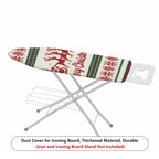 1-Piece Christmas Reindeer Snowflake  Ironing Board Cover, Universal Size, Without Board