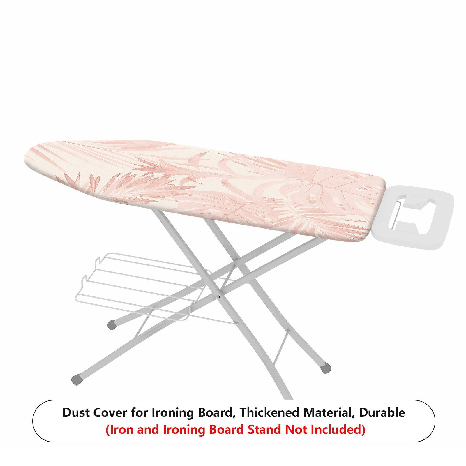 1-Piece Tropical Floral Pink  Ironing Board Cover, Universal Size, Without Board