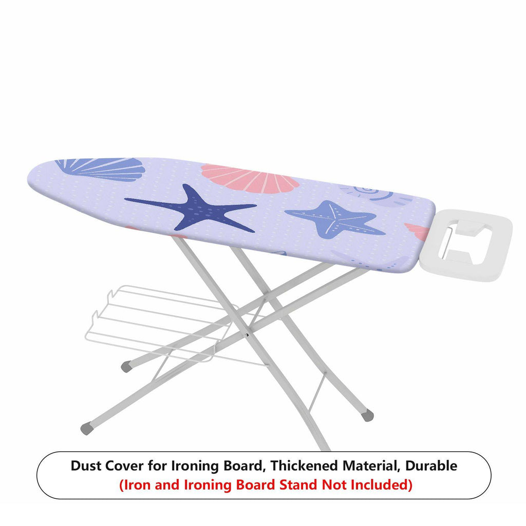 1-Piece Starfish Shell Nautical  Ironing Board Cover, Universal Size, Without Board