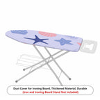 1-Piece Starfish Shell Nautical  Ironing Board Cover, Universal Size, Without Board