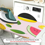 1-Piece Fruit Pattern Pineapple Strawberry  Ironing Board Cover, Universal Size, Without Board