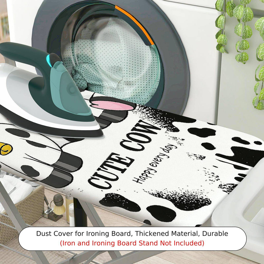 1-Piece Cow Cute Animal Funny  Ironing Board Cover, Universal Size, Without Board