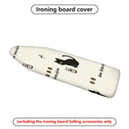 1-Piece Cat Print Fun Playful  Ironing Board Cover, Universal Size, Without Board