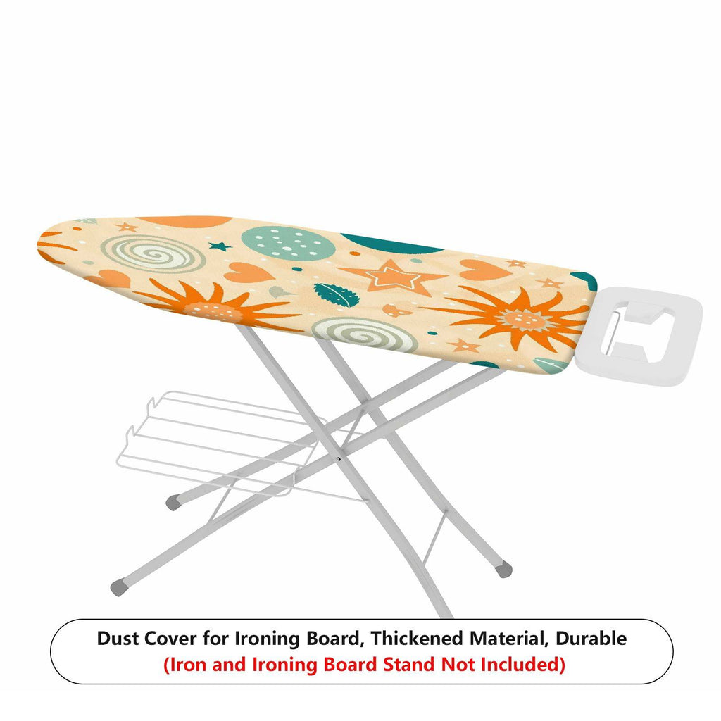 1-Piece Colorful Abstract Star Sun  Ironing Board Cover, Universal Size, Without Board