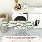 1-Piece Christmas Trees Stars Bows  Ironing Board Cover, Universal Size, Without Board