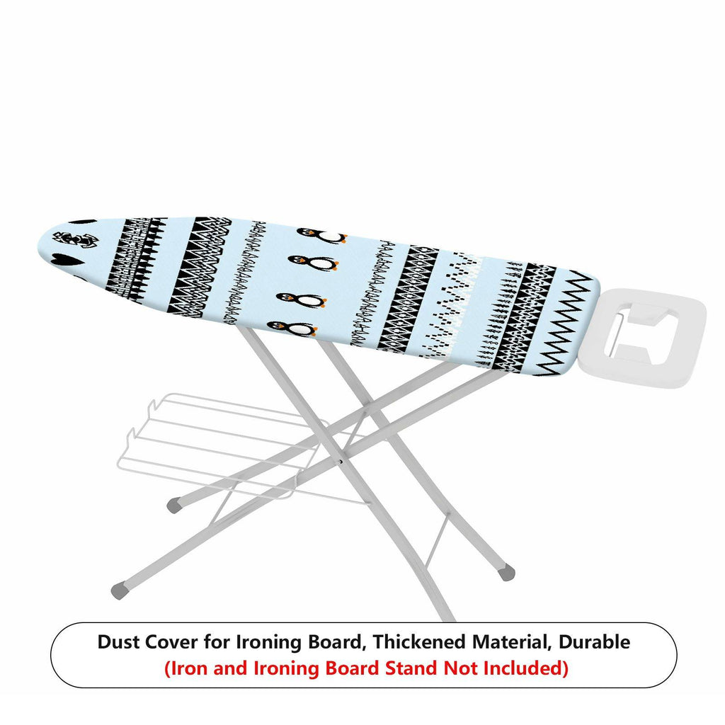 1-Piece Penguin Heart Tribal  Ironing Board Cover, Universal Size, Without Board