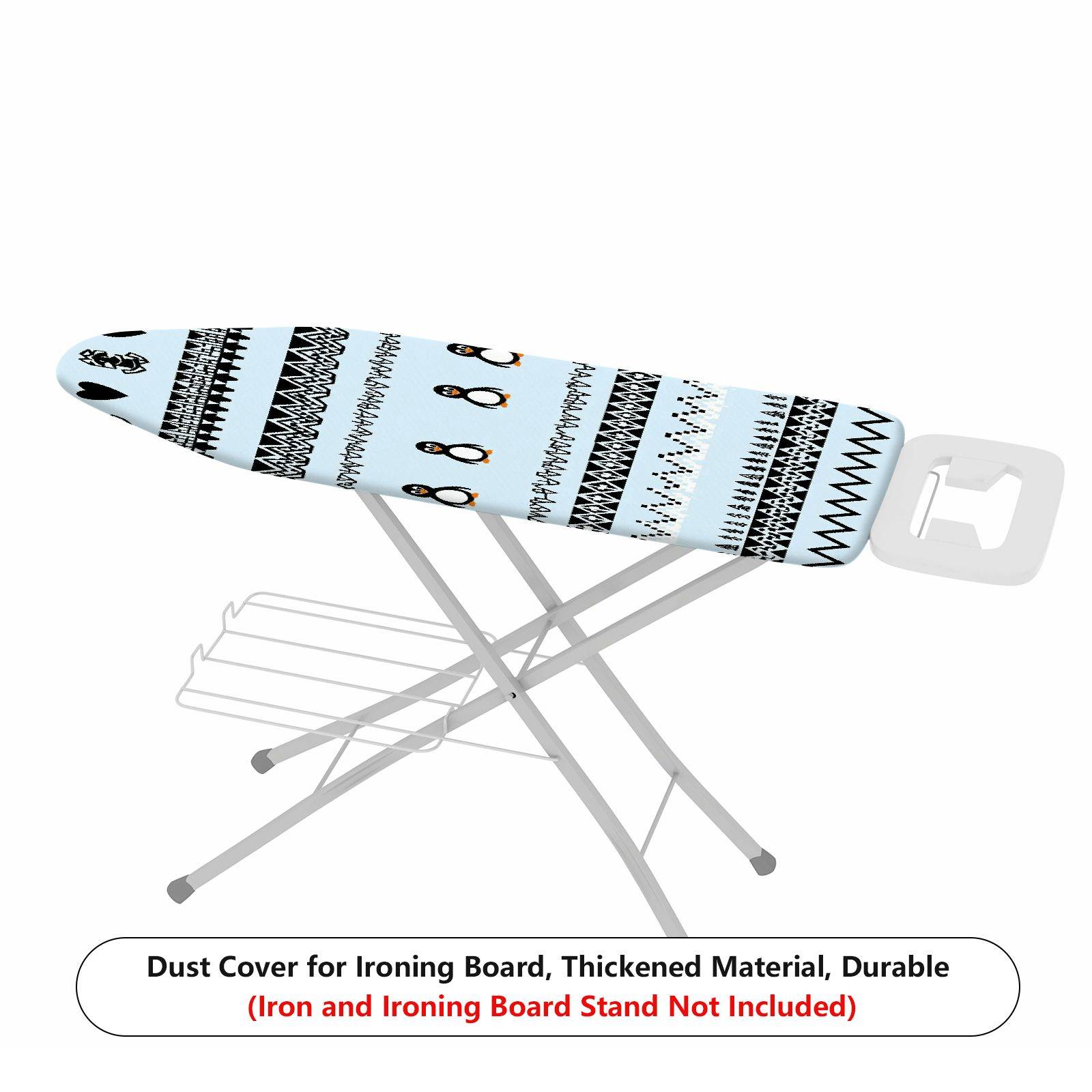 1-Piece Penguin Heart Tribal  Ironing Board Cover, Universal Size, Without Board