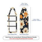 1-Piece Floral Retro Elegant  Ironing Board Cover, Universal Size, Without Board