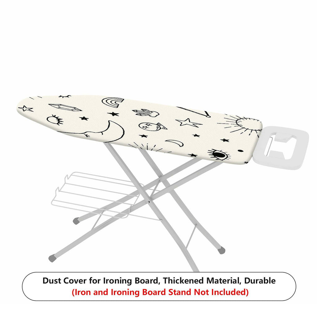 1-Piece Moon Stars Constellation  Ironing Board Cover, Universal Size, Without Board