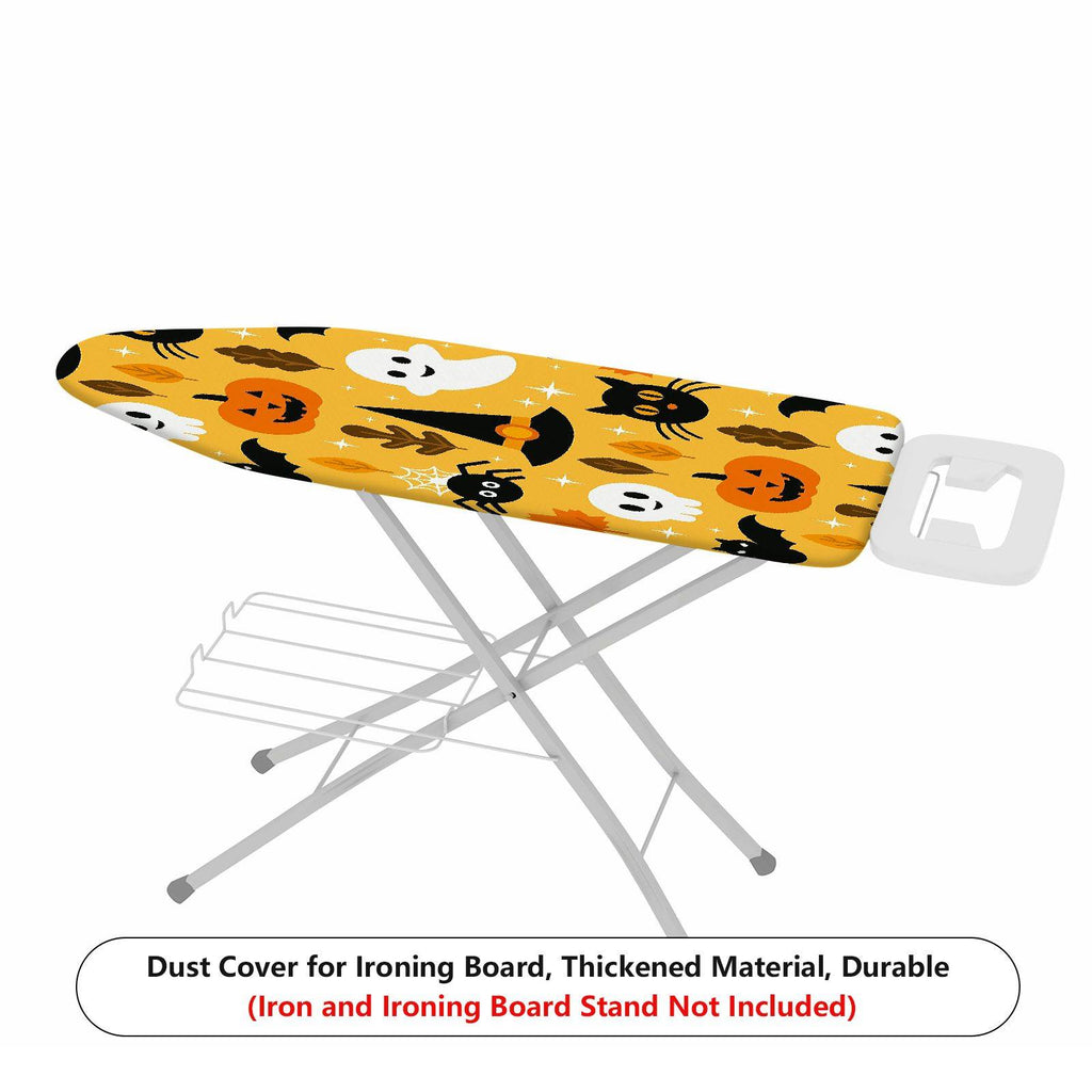 1-Piece Pumpkin Ghost Cat  Ironing Board Cover, Universal Size, Without Board
