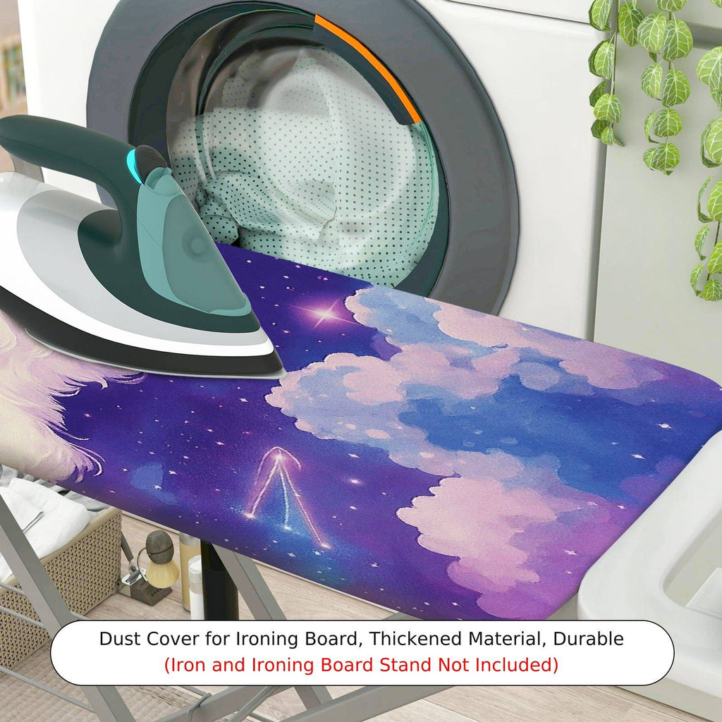 1-Piece Dog Cloud Galaxy  Ironing Board Cover, Universal Size, Without Board