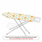 1-Piece Geometric Pattern Retro Style Pastel Colors  Ironing Board Cover, Universal Size, Without Board