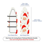 1-Piece Santa Claus Christmas Snowflake  Ironing Board Cover, Universal Size, Without Board