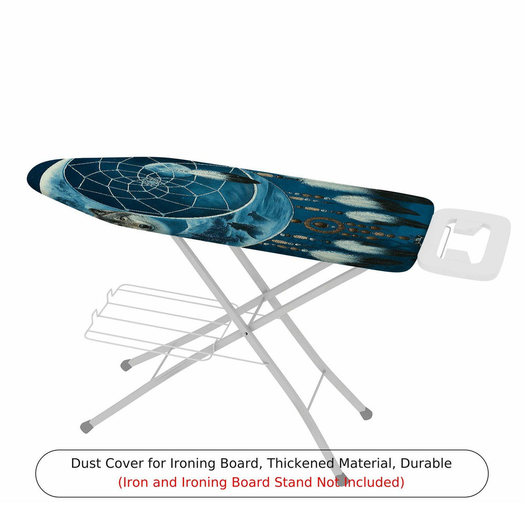1-Piece Dreamcatcher Wolf Moon  Ironing Board Cover, Universal Size, Without Board