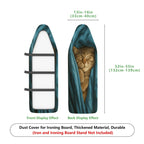 1-Piece Sleeping Cat Cozy Blue  Ironing Board Cover, Universal Size, Without Board