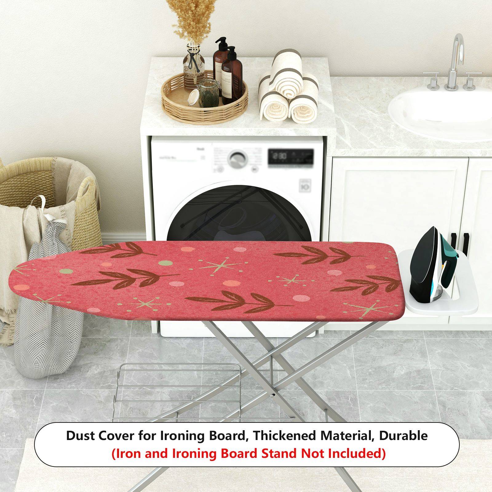 1-Piece Leaf Polka dot Star  Ironing Board Cover, Universal Size, Without Board