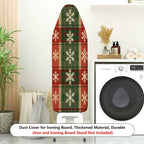 1-Piece Snowflake Plaid Christmas  Ironing Board Cover, Universal Size, Without Board