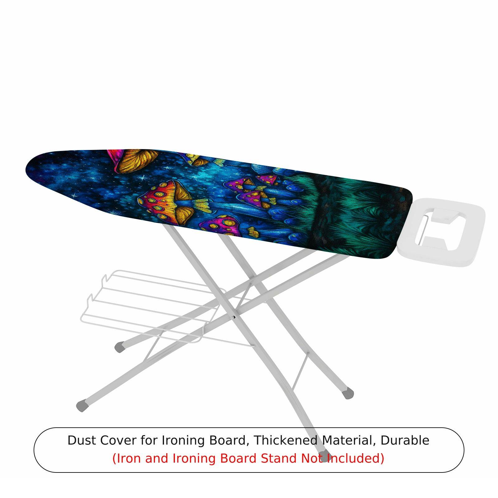 1-Piece Mushroom Starry Night Forest  Ironing Board Cover, Universal Size, Without Board