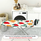 1-Piece Fresh Fruit Strawberry Orange Pattern  Ironing Board Cover, Universal Size, Without Board