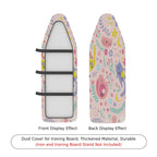1-Piece Floral Cat  Ironing Board Cover, Universal Size, Without Board