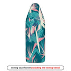 1-Piece Tropical Leaves Floral Pattern Decorative  Ironing Board Cover, Universal Size, Without Board