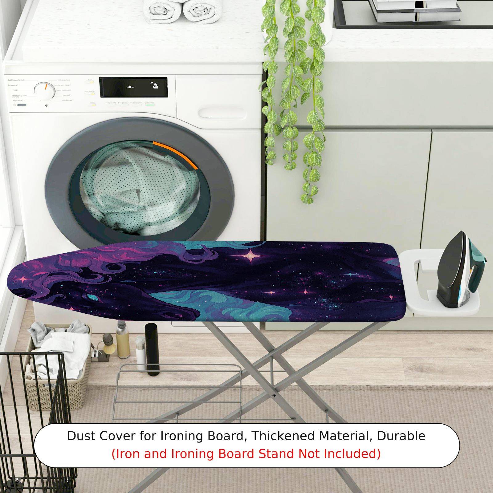 1-Piece Nebula Fantasy Starry  Ironing Board Cover, Universal Size, Without Board