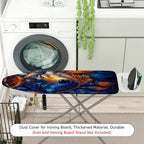 1-Piece Wolf Dreamcatcher Butterfly  Ironing Board Cover, Universal Size, Without Board