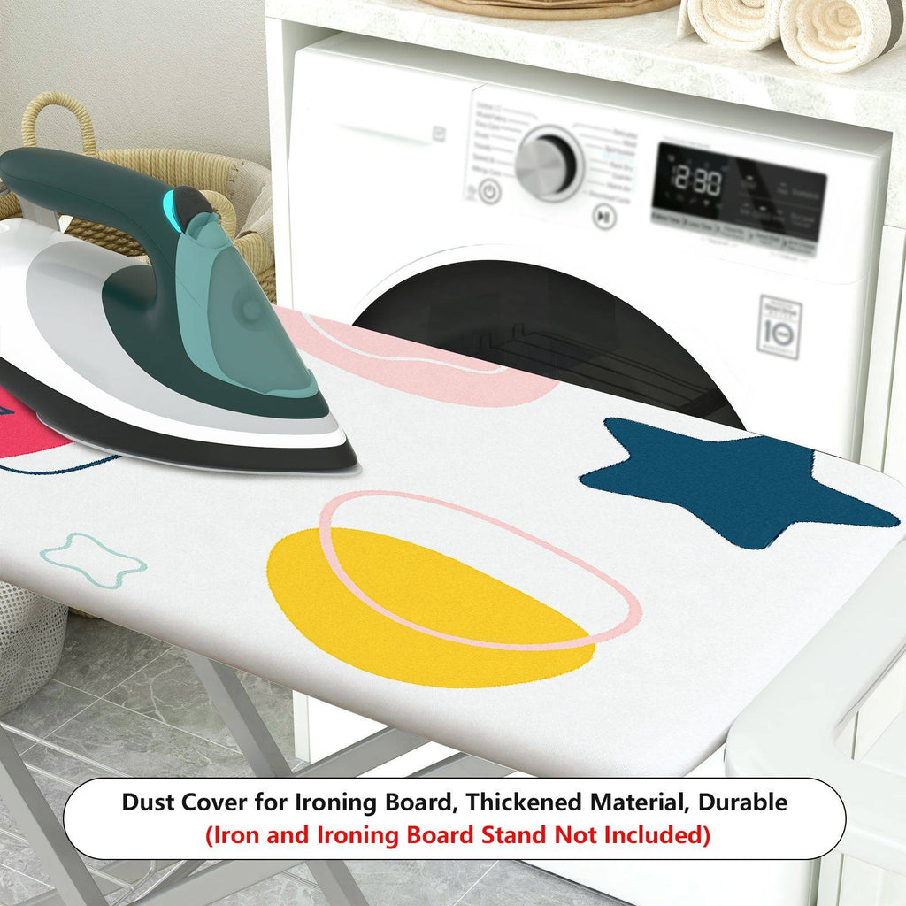 1-Piece Heart Star Abstract  Ironing Board Cover, Universal Size, Without Board