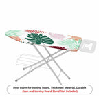 1-Piece Tropical Leaves Floral Nature  Ironing Board Cover, Universal Size, Without Board