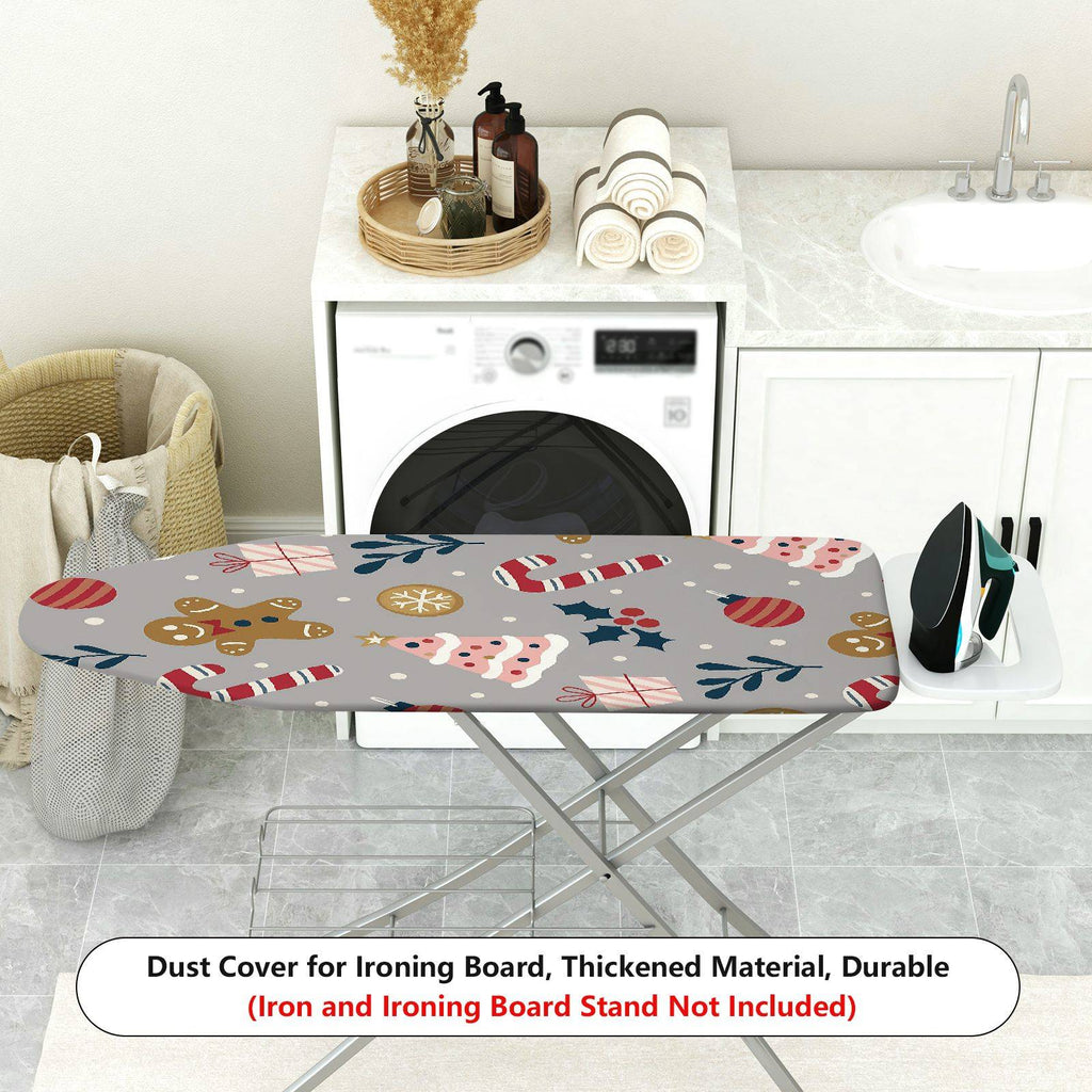 1-Piece Christmas Gingerbread Candy  Ironing Board Cover, Universal Size, Without Board