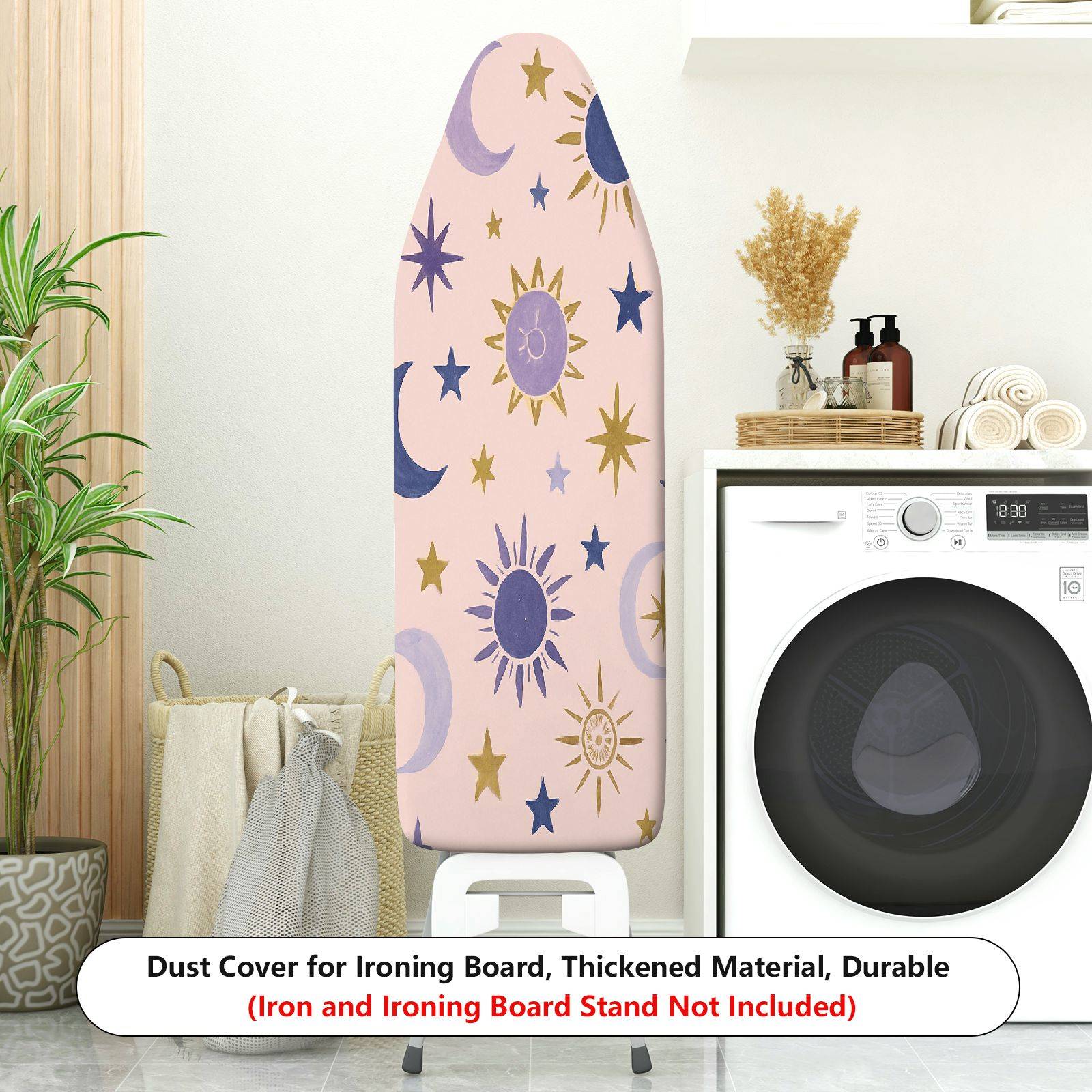 1-Piece Moon Star Sky  Ironing Board Cover, Universal Size, Without Board
