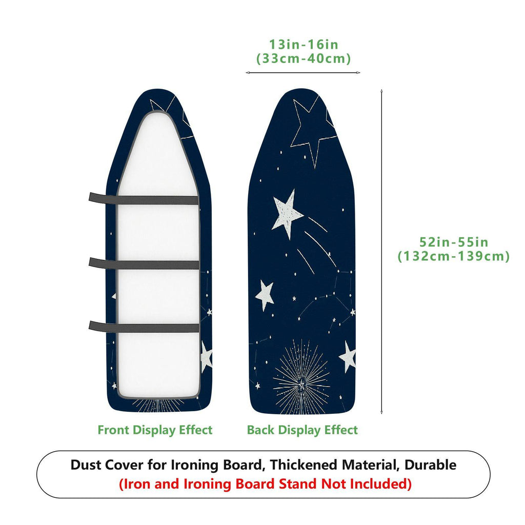 1-Piece Starry Constellation Fireworks  Ironing Board Cover, Universal Size, Without Board