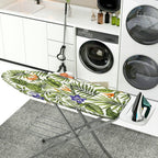 1-Piece Tropical Floral Leaf  Ironing Board Cover, Universal Size, Without Board