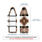 1-Piece Aztec Retro Geometric  Ironing Board Cover, Universal Size, Without Board