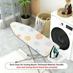 1-Piece Beach Sea Shell Starfish  Ironing Board Cover, Universal Size, Without Board