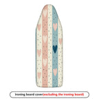 1-Piece Heart Pattern Striped Love Theme  Ironing Board Cover, Universal Size, Without Board