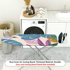 1-Piece Leaf Tropical Floral Pattern  Ironing Board Cover, Universal Size, Without Board