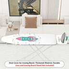1-Piece Rocket Space Star  Ironing Board Cover, Universal Size, Without Board