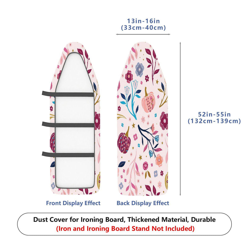 1-Piece Floral Pumpkin Star  Ironing Board Cover, Universal Size, Without Board