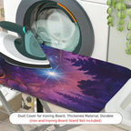 1-Piece Starry Wolf Universe Woodland  Ironing Board Cover, Universal Size, Without Board