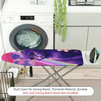 1-Piece Cat Floral Galaxy  Ironing Board Cover, Universal Size, Without Board