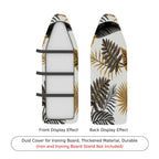 1-Piece Tropical Leaves Pattern Nature Brown  Ironing Board Cover, Universal Size, Without Board